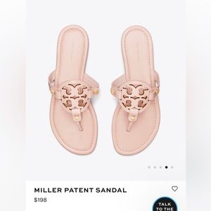 Tory Burch Miller Sandal in Seashell Pink